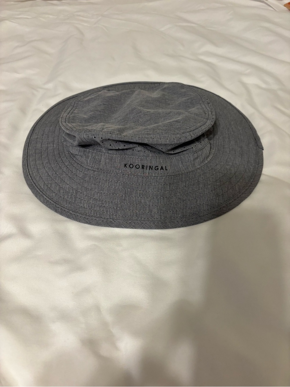 Kooringal Water Sports Series Wide Brim Sun Hat Gray L XL 61cm Quick Dry